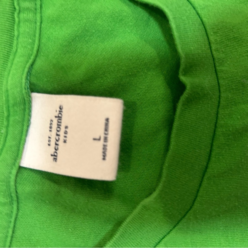 Abercrombie & Fitch Green Short Sleeve Tee - Picture 4 of 5